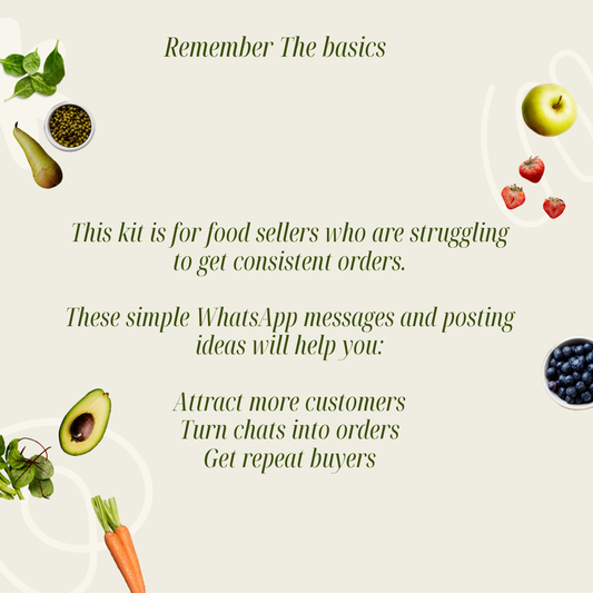 Food Seller WhatsApp Sales Kit (Get More Orders Daily)