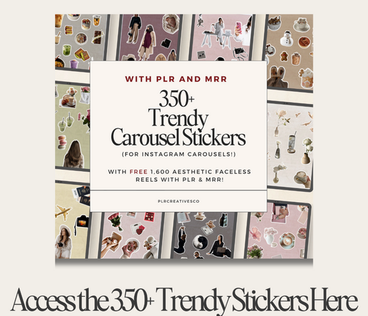 350 Trendy Carousel Stickers